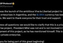 Kip protocol reveals involvement javier milei endorsed libra
