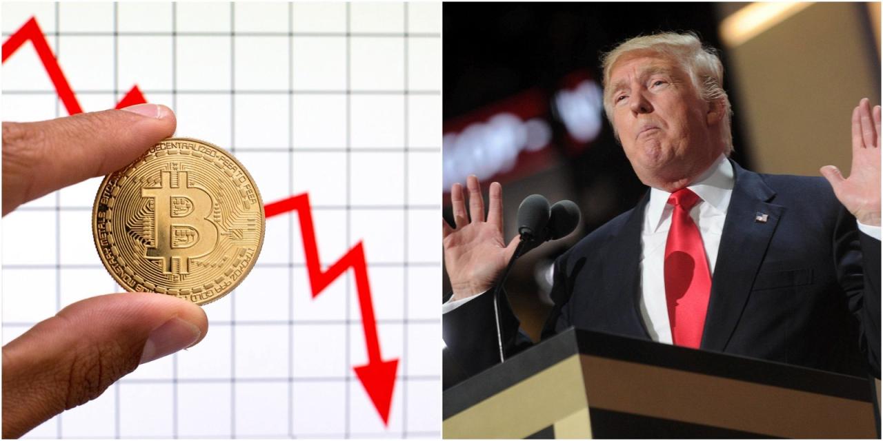 Crypto market crash trump tariffs tradfi