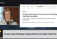 Tornado cash founder alexey pertsev leaves prison
