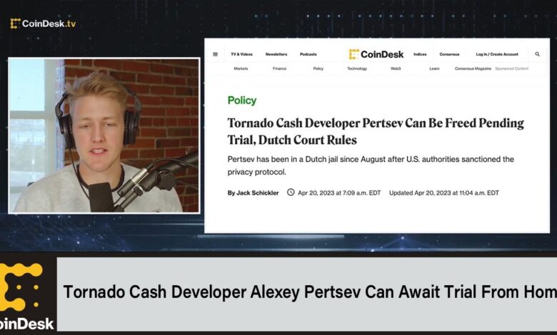 Tornado cash founder alexey pertsev leaves prison